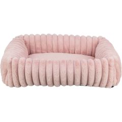 Trixie. Bädd Lonni Rosa. Rosa hundbädd i mjuk plysch med halkfri botten. 