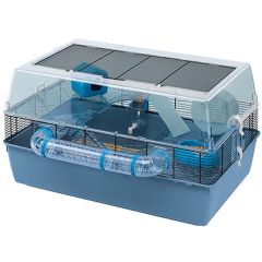 Ferplast Hamsterbur Duna Fun Large. Bur i tre våningar med öppningsbart tak.