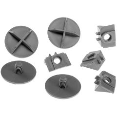 Ferplast Skruvset 4-pack L373. Clipsset till hörnplatta.