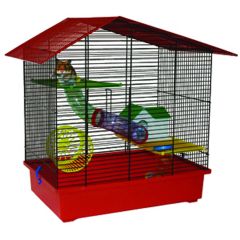 WD-IMPEX. Hamsterbur Jimmy. Hamsterbur i tre nivåer med tunnlar.