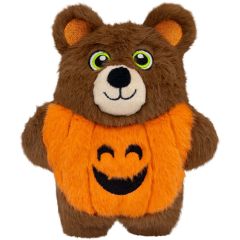 Kong Halloween Snuzzles Bear/Bat. Läskig halloween leksak med pip.