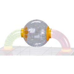 WD-IMPEX. Hamsterboll Oskar. Transparent joggingboll för hamster.