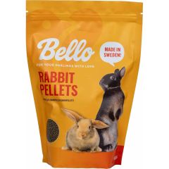 Bello Kaninpellets. Kaninfoder med naturliga fibrer. 