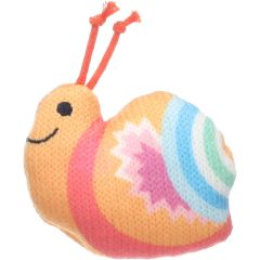 Flamingo. Kattleksak Nitz Snigel. Mjuk snigel med kattmynta. 