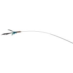 Flamingo. Vippa Dangler Hasse 61-186 cm. Lång vippa med matatabi och fjädrar.