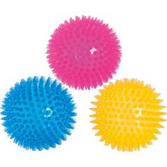 Flamingo. Hundleksak Missy Spikeball. Flytande piggboll av TPR-gummi. 
