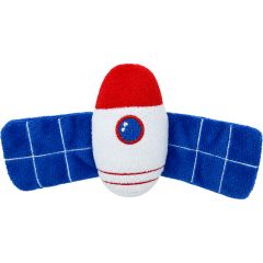 Ozami. Kattleksak Space Satellite. Rymdsatellit i plysch med kattmynta.