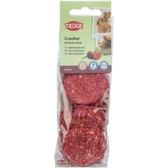Trixie. Crackers Rödbeta 150 g. Krispigt godis med rödbeta för smådjur.