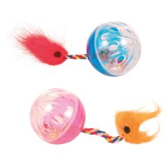 Kattleksak Svansboll 2st