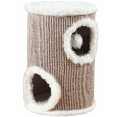 Sovkoja med klösväggar och lurvig plysch