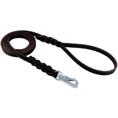 Bekvämt flätat läderkoppel med BGB-hake