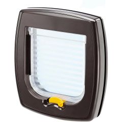 Ferplast Swing 1 Brun. Lucka med manuell 2-vägs låsning