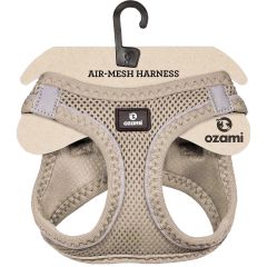 Ozami. Sele Air-Mesh Beige. Mjuk och luftig sele i mesh-tyg.