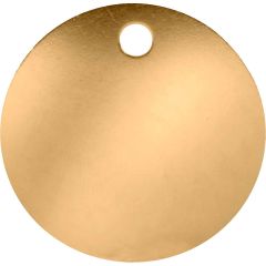 ID-Bricka Rund Guld XS