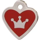 PetScribe Heart Crown Röd S